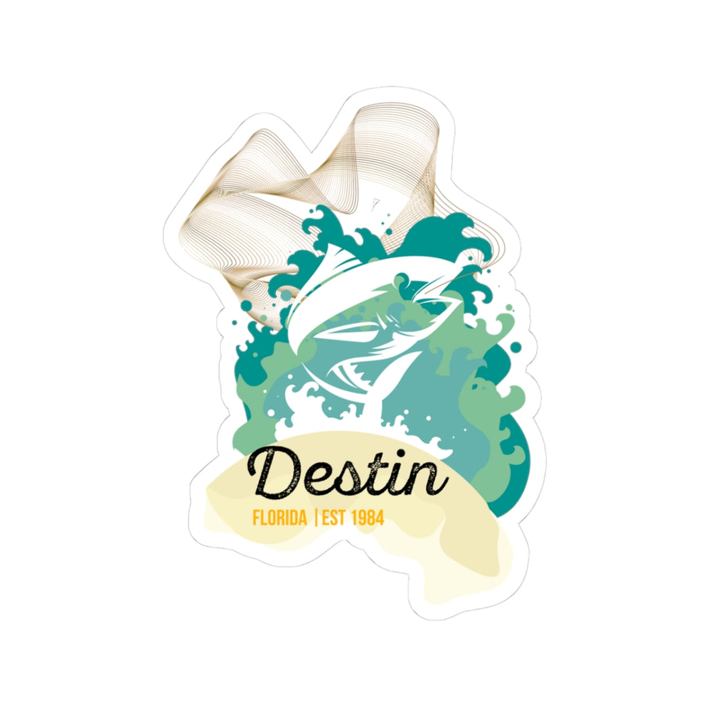 Destin Kiss-Cut Stickers