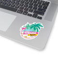 Miami Beach Kiss-Cut Stickers
