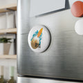 Cocoa Beach Theme Button Magnet