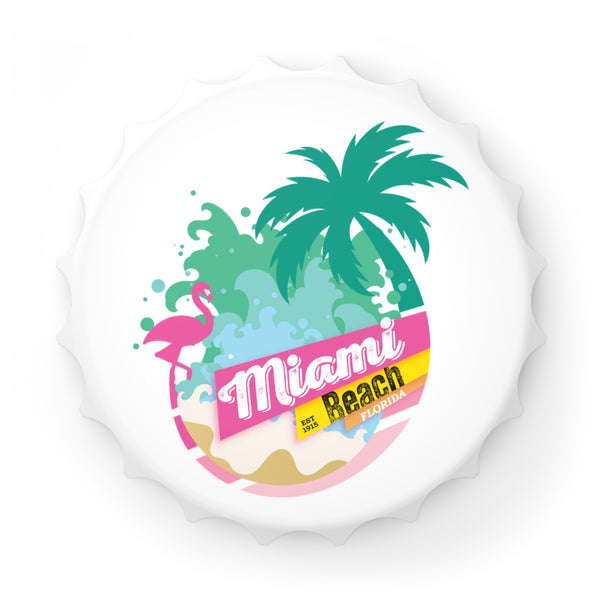 Miami Beach Tropical Bottle Opener