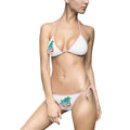 Miami Beach Trendy Women's Bikini Swimsuit with Colorful Beach Design
