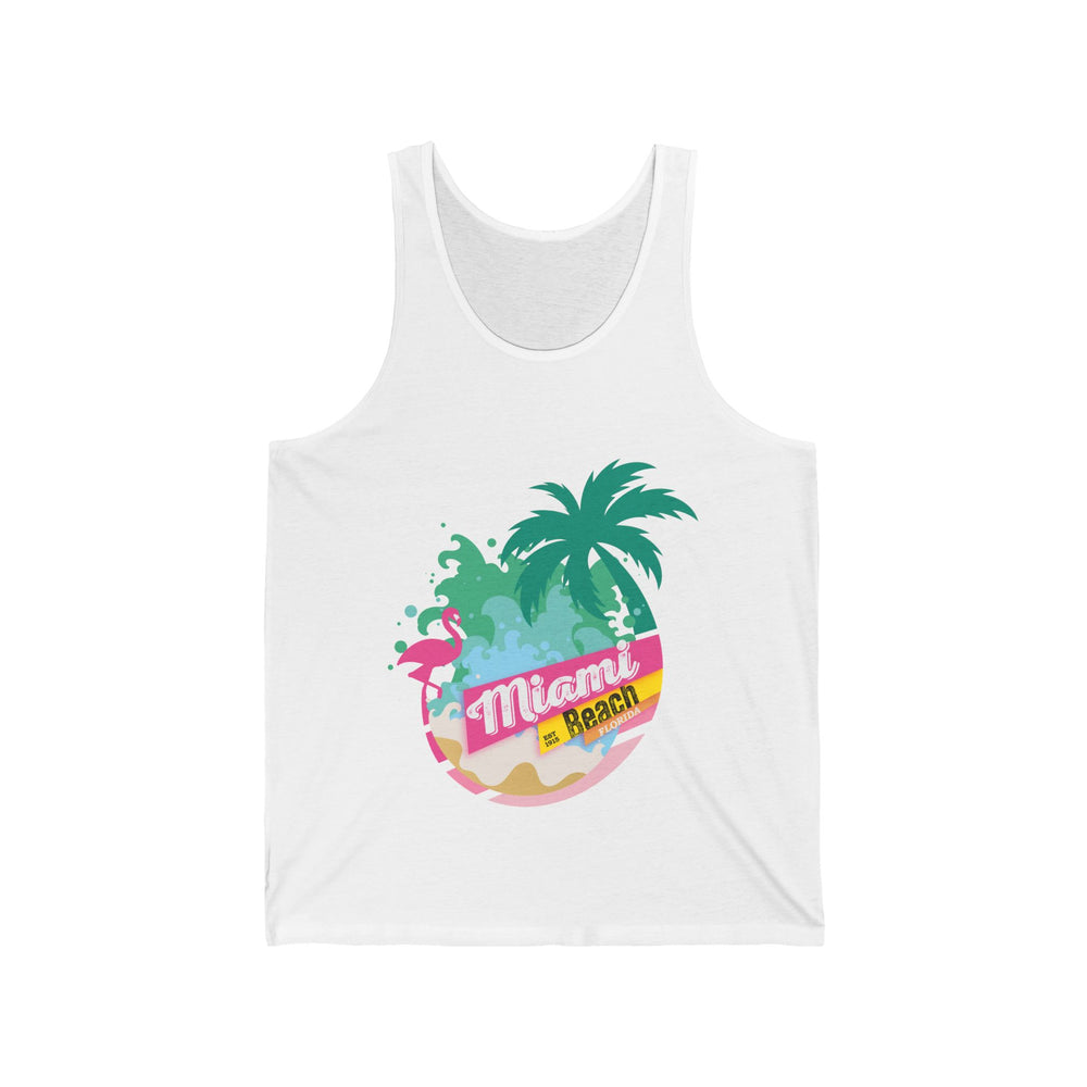 Miami Beach Unisex Jersey Tank