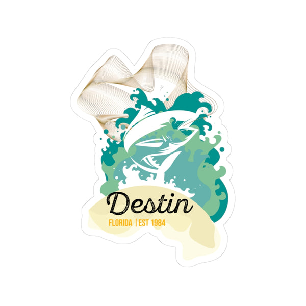 Destin Kiss-Cut Stickers